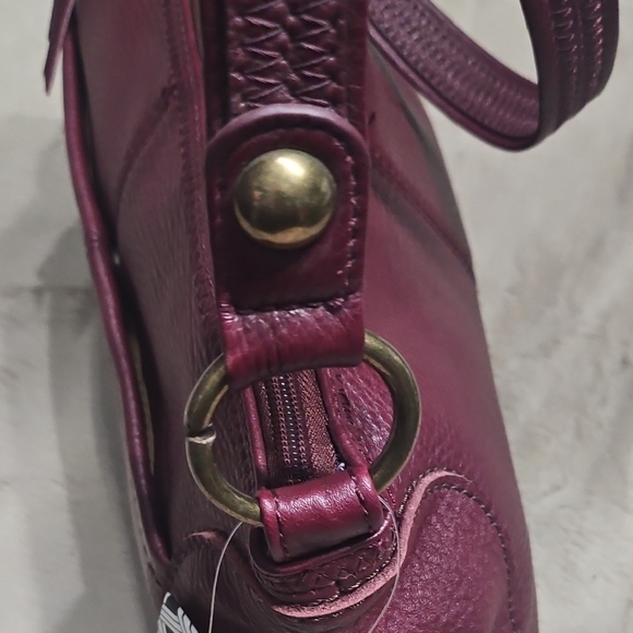 The Sak Plum Leather Shoulder Bag - Picture 15 of 16